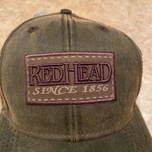 Brown Redhead since 1856 trucker hat brown cap deadhead country cowboy farmer